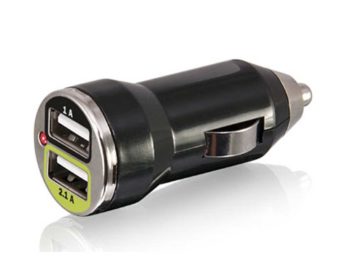 Dual socket USB charger